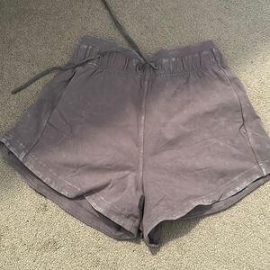 Lululemon Purple Acid Wash Shorts 2/4